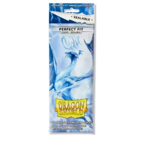 Dragon Shield: Perfect Fit Clear Resealable Inner Card  Sleeve (100 stk)