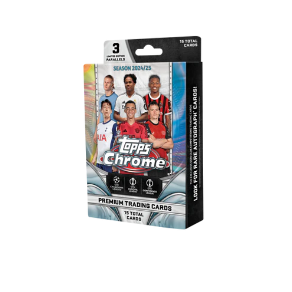 Topps Chrome UEFA Club Competitions 2024/25 - Hanger Pack