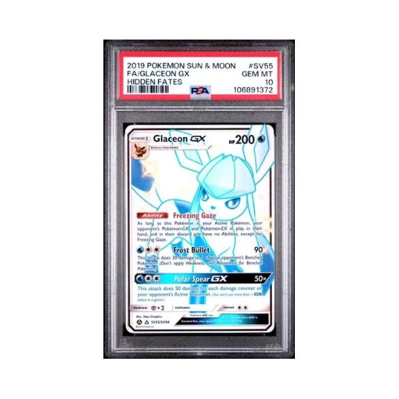 Glaceon GX – Full Art – PSA 10