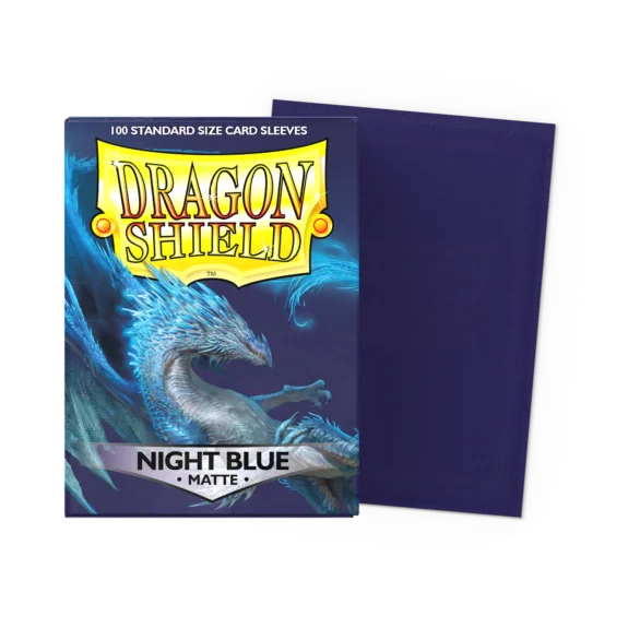 Night Blue Matte Sleeves fra Dragon Shield
