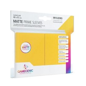 Matte Prime Sleeves Gul 66x91mm (100 stk)