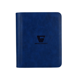 Toploadermappe fra Gemloader - Blå  (112 kort)