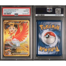 #239 ETHAN'S HO-OH ex HYPER RARE PSA 10