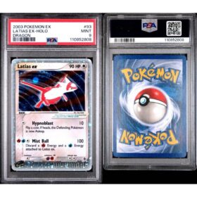 #93 LATIAS EX-HOLO DRAGON PSA 9