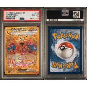 2023 POKEMON OBSIDIAN FLAMES CHARIZARD EX HYPER RARE PSA 10