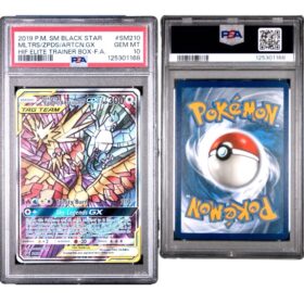 2019 POKEMON SM BLACK STAR PROMO MLTRS/ZPDS/ARTCN.GX HIF - PSA 10