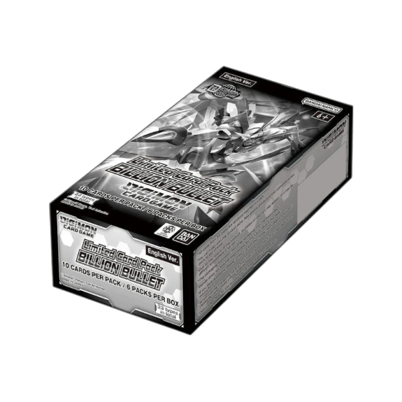Digimon Card Game: LM06 Billion Bullet – Limited Card Pack Display