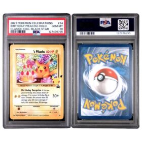 Birthday Pikachu Classic Collection PSA 10