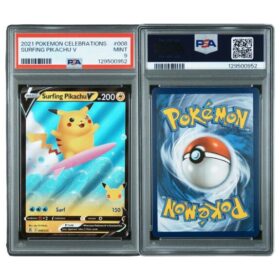 Surfing Pikachu V PSA 9