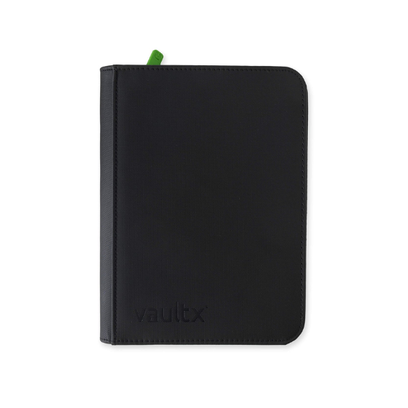 VaultX 4-Pocket Exo-Tec Zip Binder Signature Black