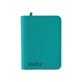 VaultX 4-Pocket Exo-Tec Zip Binder Ocean Blue