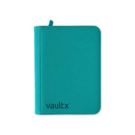 VaultX 4-Pocket Exo-Tec Zip Binder Ocean Blue