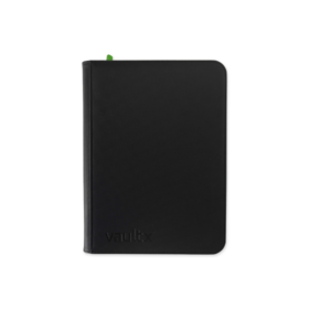VaultX 9-Pocket Exo-Tec Zip Binder Signature Black