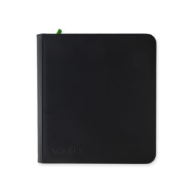 VaultX 12-Pocket Exo-Tec Zip Binder Signature Black