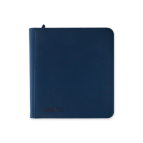 VaultX 12-Pocket Exo-Tec Zip Binder XL Royal Blue