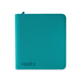 VaultX 12-Pocket Exo-Tec Zip Binder XL Ocean Blue