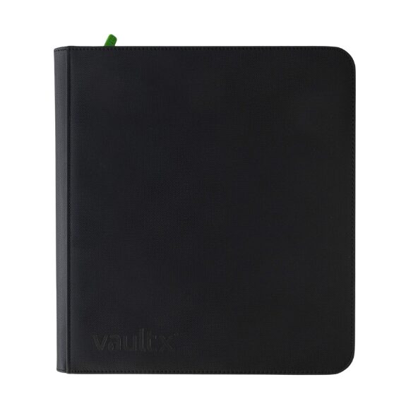 VaultX 12-Pocket Exo-Tec Zip Binder XL Signature Black