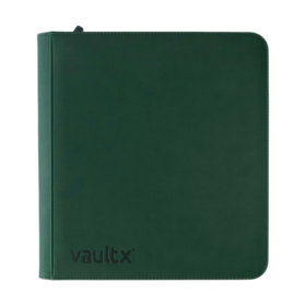 VaultX 12-Pocket Exo-Tec Zip Binder XL Forest Green