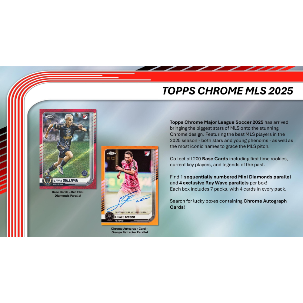 Topps Chrome MLS 2025 - Value Box - Image 2