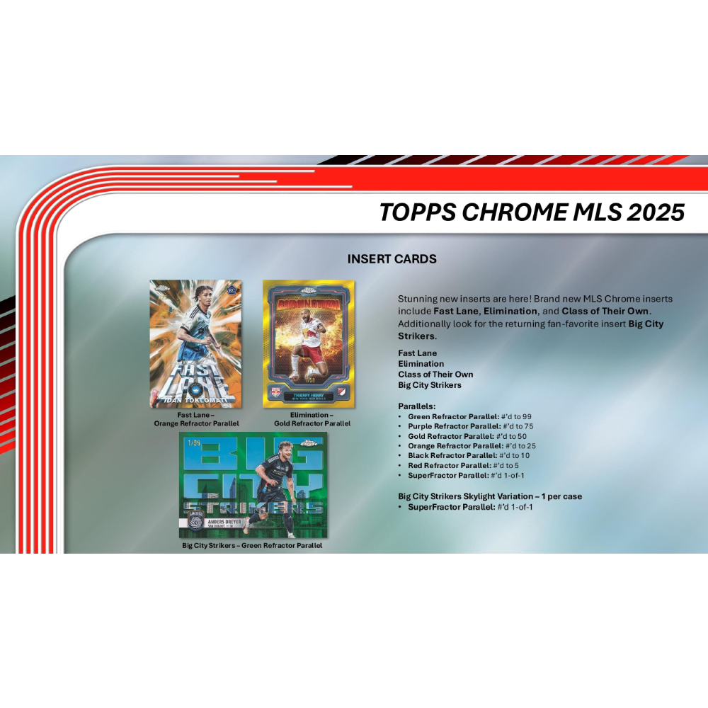 Topps Chrome MLS 2025 - Value Box - Image 4
