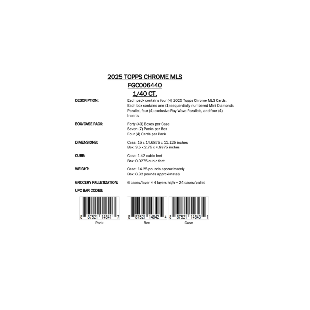 Topps Chrome MLS 2025 - Value Box - Image 7
