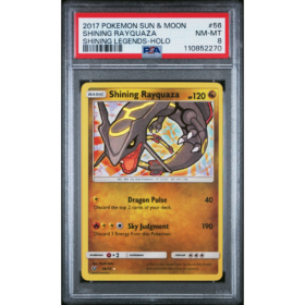 SHINING RAYQUAZA #56 SHINING LEGENDS-HOLO PSA 8 - Front