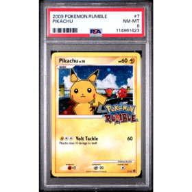 RUMBLE PIKACHU #7 PSA 8 - Front