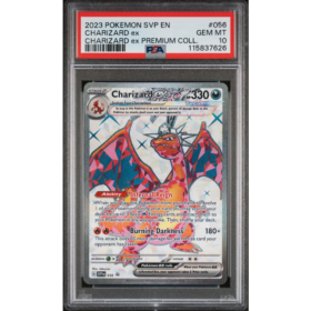 CHARIZARD ex #056 CHARIZARD ex PREMIUM COLL. PSA 10 - Front