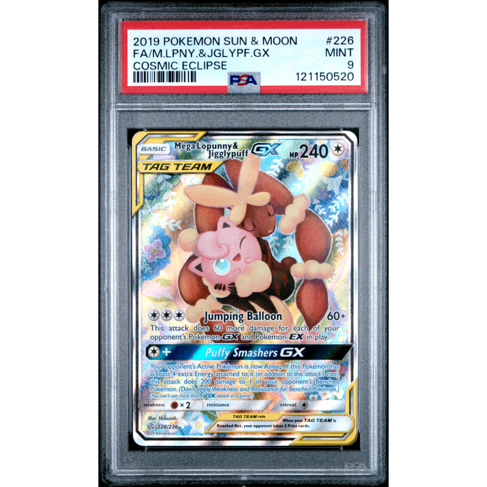 FA/M.LPNY.&JGLYPF.GX #226 COSMIC ECLIPSE PSA 9 - Front