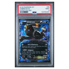 UMBREON EX #55 FATES COLLIDE PSA 9 - Front