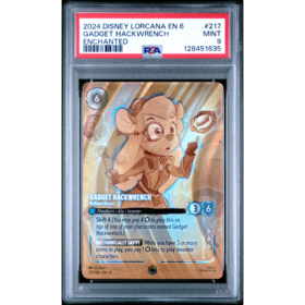 GADGET HACKWRENCH #217 ENCHANTED PSA 9 - Front