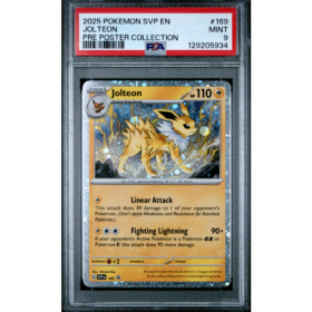 JOLTEON #169 PRE POSTER COLLECTION PSA 9 - Front