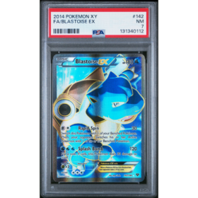 FA/BLASTOISE EX #142 PSA 7 - Front