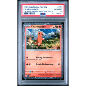 CHARMANDER #007 CHARIZARD ex SPECIAL COLL PSA 10 - Front