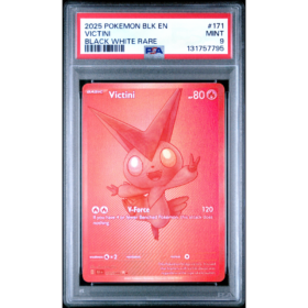 VICTINI #171 BLACK WHITE RARE PSA 9 - Front