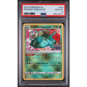 RADIANT VENUSAUR #004 PSA 10 - Front