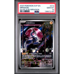 MIRAIDON #013 SVI PC ETB-MIRAIDON PSA 10 - Front