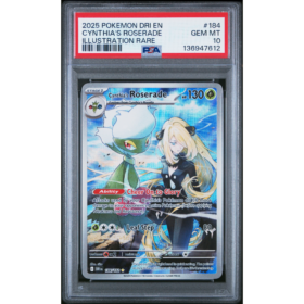 CYNTHIA'S ROSERADE #184 ILLUSTRATION RARE PSA 10 - Front