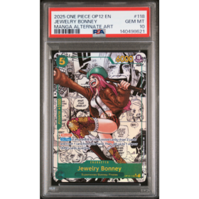 JEWELRY BONNEY #118 MANGA ALTERNATE ART PSA 10 - Front