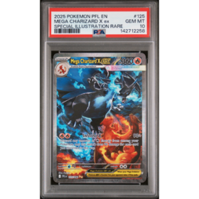 MEGA CHARIZARD X ex #125 SPECIAL ILLUSTRATION RARE PSA 10 - Front