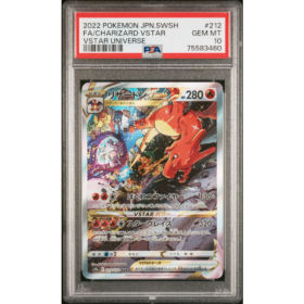 FA/CHARIZARD VSTAR #212 VSTAR UNIVERSE PSA 10 - Front