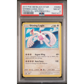 SHINING LUGIA-HOLO #SM82 PROMO-S.L. SPR.PREM.COLL. PSA 8 - Front