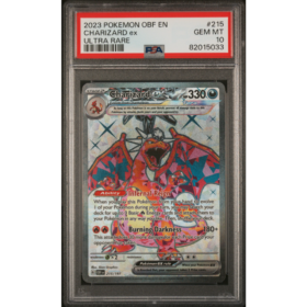 CHARIZARD ex #215 ULTRA RARE PSA 10 - Front