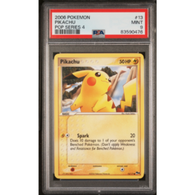 PIKACHU #13 POP SERIES 4 PSA 9 - Front