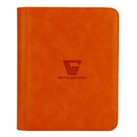 Gemloader - Premium 4-Pocket Toploader Binder: Orange (Holder 112 kort)