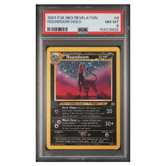 HOUNDOOM-HOLO #8 PSA 8 - andcards.dk HOUNDOOM-HOLO #8 PSA 8 - andcards.dk