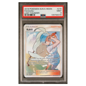 FA/KAHILI #210 LOST THUNDER PSA 9 - Front