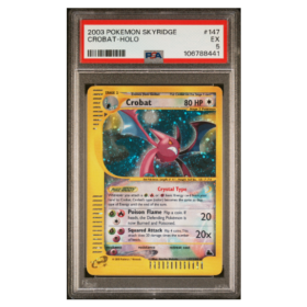 CROBAT-HOLO SKYRIDGE #147 PSA 5 - Front