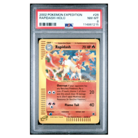 RAPIDASH-HOLO #26 PSA 8 - Front