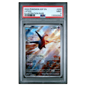 LATIOS #203 ILLUSTRATION RARE PSA 9 - Front